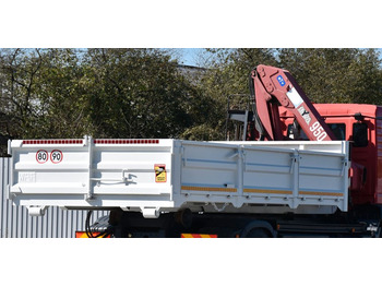 MAN Abrollkipper Container + KRAN HMF 953 K2!  - Мултилифт с кука камион: снимка 2