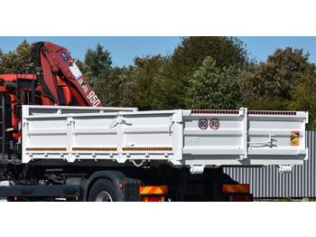 MAN Abrollkipper Container + KRAN HMF 953 K2!  - Мултилифт с кука камион: снимка 3