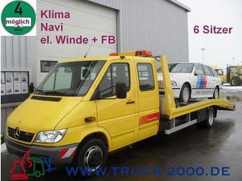 Автовоз камион MERCEDES-BENZ 616 CDI Sprinter 6-Sitze + Klima + Winde mit FB: снимка 1