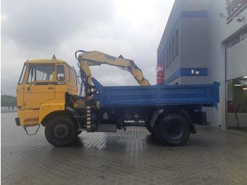 Самосвал камион DAF 1800 1800 tipper with crane 4x4: снимка 1