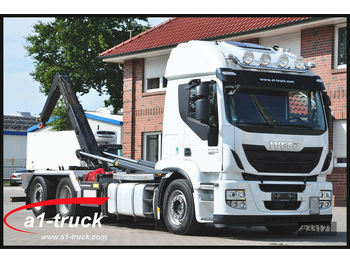 Мултилифт с кука камион Iveco 460 Meiller Funk, Lenkachse, ZF-Intarder,: снимка 1