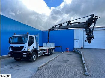 Iveco Trakker 360 6x4, EURO 6, Palfinger, Remote, Steel suspension - Бордови камион, Камион с кран: снимка 3
