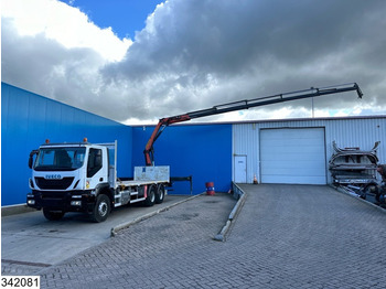 Iveco Trakker 360 6x4, EURO 6, Palfinger, Remote, Steel suspension - Бордови камион, Камион с кран: снимка 2