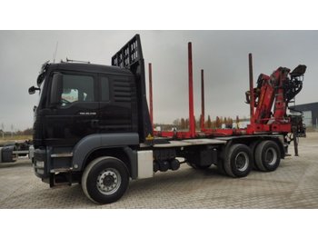 Камион За превоз на дървесина MAN TGS 26.540 XL 6x4 Doll-Kurzholz, KESLA 2111Z: снимка 1