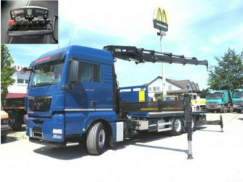 Бордови камион MAN TG-X 26.480 6x2-2 LL Pritsche Kran Hiab 477 EP-4: снимка 1
