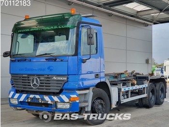 Контейнеровоз/ Сменна каросерия камион Mercedes-Benz Actros 2640 K 6X4 Hydraulik Steelsuspension Euro 3: снимка 1