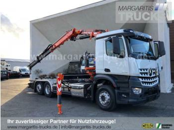 Нови Мултилифт с кука камион Mercedes-Benz Arocs 2546L 6x2/Meiller RS21.65+Atlas Kran 165.2: снимка 1