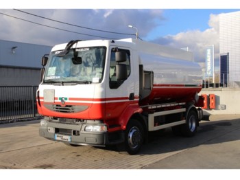 Камион цистерна За превоз на гориво Renault MIDLUM 220.14 + TANK 10000 ( 4 comp.): снимка 1