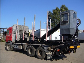 Scania 144 mit kran - Камион