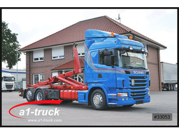 Мултилифт с кука камион Scania G440 Retarder Meiler RK 20.70, Lift- u. Lenkachs: снимка 1