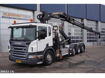 Мултилифт с кука камион Scania P 420 Euro 5 EEV Hiab 28 ton/meter laadkraan + Welvaarts: снимка 1
