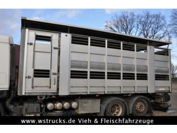 За превоз на животни камион Scheuwimmer BDF 2 Stock Aufbau Hubdach: снимка 1