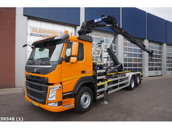 Volvo FM 410 HMF 23 ton/meter laadkraan - Мултилифт с кука камион, Камион с кран: снимка 1