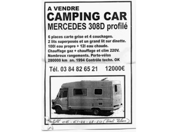 Mercedes 308D - Кемпер ван