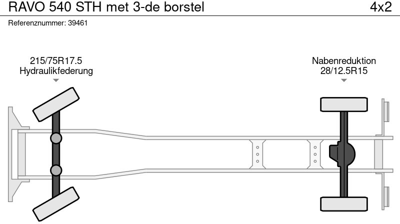 Мотометачна машина Ravo 540 STH met 3-de borstel: снимка 7