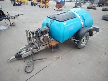  2016 Bowser Supply Single Axle Plastic Water Bowser, Yanmar Pressure Washer - Водоструйка