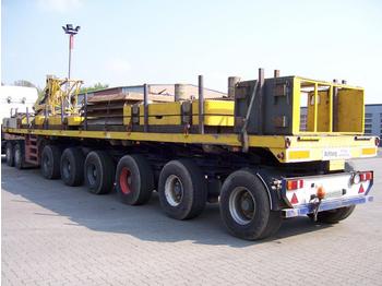 ES-GE Germany 85.000kg complete, 6 axle - Бордово полуремарке/ Платформа