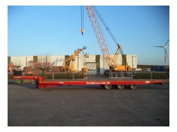 OZGUL L12 Moving Axle 50 Ton (New) - Бордово полуремарке/ Платформа
