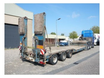 Goldhofer 3 axel low loader trailer - Нискорамна площадка полуремарке