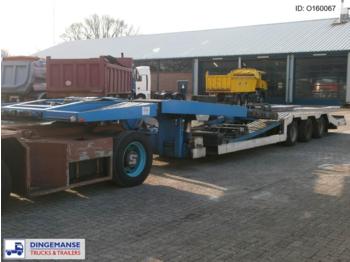Louault 3-axle truck/machinery transporter trailer - Нискорамна площадка полуремарке
