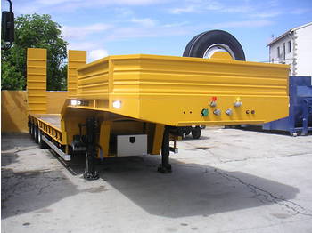  Lowbed semi-trailer Galtrailer PM3 3axles - Нискорамна площадка полуремарке