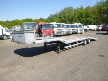 Veldhuizen Semi-lowbed trailer (light commercial) 10 m + winch + ramp - Нискорамна площадка полуремарке