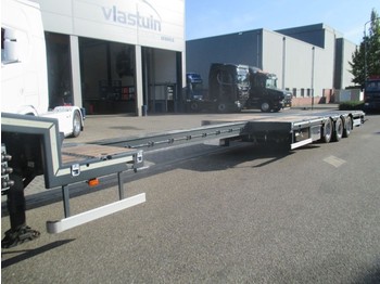 Vlastuin VTR Semi 3 as low loaders , - Нискорамна площадка полуремарке