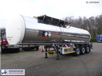 Crossland Bitumen tank inox 31.8 m3 / 1 comp - Полуремарке цистерна