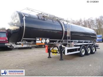 Crossland Bitumen tank inox 33.4 m3 + heating / ADR/GGVS - Полуремарке цистерна