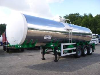 Crossland Food (milk) tank inox 30 m3 / 1 comp - Полуремарке цистерна