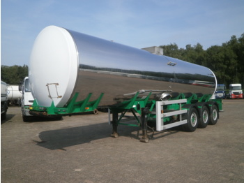 Crossland Food tank inox 30 m3 / 1 comp - Полуремарке цистерна