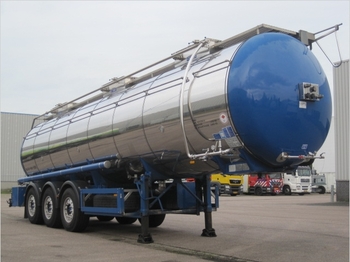 Feldbinder 32.000 l., 3 comp.+ Webasto, weight: 6.750 kg. - Полуремарке цистерна