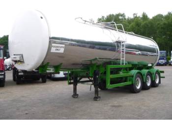 Massey / Crossland Food (milk) tank inox 30 m3 / 1 comp - Полуремарке цистерна