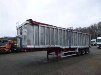 Wilcox Tipper trailer alu 55 m3 + tarpaulin - Самосвал полуремарке