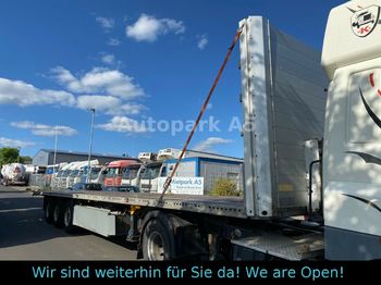 Бордово полуремарке/ Платформа Schmitz Cargobull Plattform Auflieger Verzinkt Staplerhalterung: снимка 1