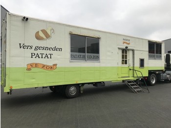 Netam-Fruehauf Foodtruck / Mobiel Cafetaria -Lunchroom / Food Truck (B/E rijbewijs) inclusief DAF trekker - Затворена каросерия полуремарке