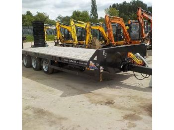  Unused 2017 PF Trailers 27 TON Tri Axle Draw Bar Low Loader c/w Hydraulic Ramps, Air Brakes, Commercial Axles - SA9PFLL27TA400510 - Бордово ремарке/ Платформа