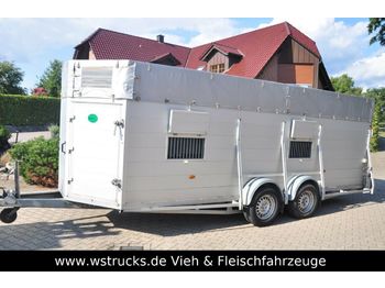 Blomert Einstock Vollalu 5,70 m  - За превоз на животни ремарке