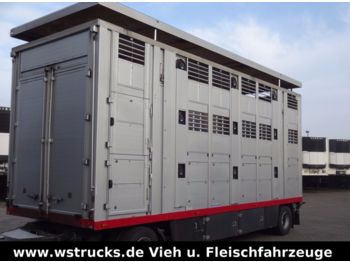 Menke 3 Stock Ausahrbares Dach Vollalu  - За превоз на животни ремарке