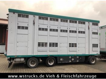 Menke 3 Stock Ausahrbares Dach Vollalu Typ 2  - За превоз на животни ремарке