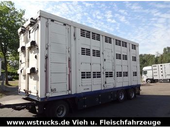 Menke 3 Stock Ausahrbares Dach Vollalu Typ 2  - За превоз на животни ремарке
