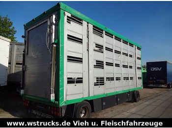 Menke 4 Stock Ausahrbares Dach Vollalu  - За превоз на животни ремарке