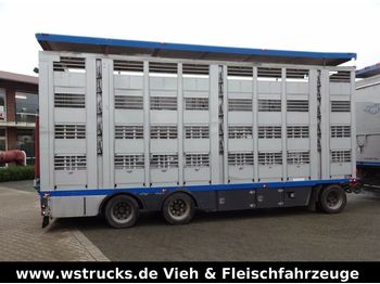 Menke 4 Stock Ausahrbares Dach  Vollalu Typ 2  - За превоз на животни ремарке
