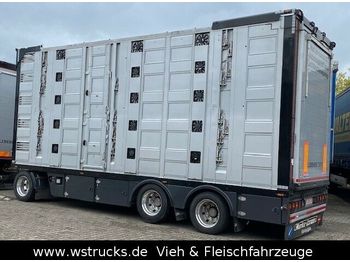 Menke 5 Stock Unfall  Hubdach  Vollalu Typ 2  - За превоз на животни ремарке