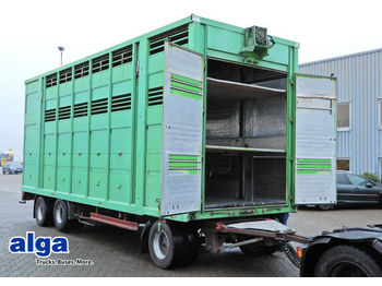 Viehtransporter  Menke, Schweinetaxi, 3 Etagen  - За превоз на животни ремарке