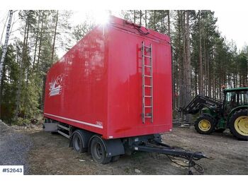 TYLLIS 4PVH Wood Chip Combi trailer with hydraulics - Затворена каросерия ремарке