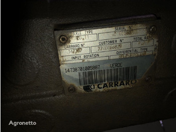 Claas CELTIS CARRARO - Ос и части за Трактор: снимка 3
