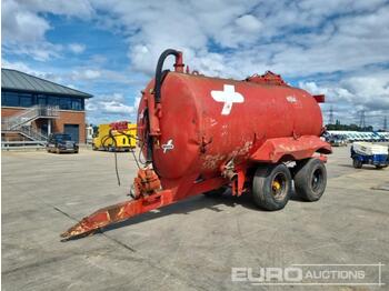  Redrock Single Axle PTO Driven Slurry Tanker - Селскостопанско ремарке