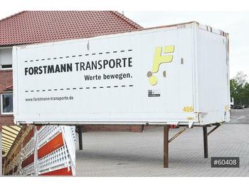 Каросерия - фургон Krone WB 7,45 Koffer, Portaltür, Mögel Textil Doppelst: снимка 1