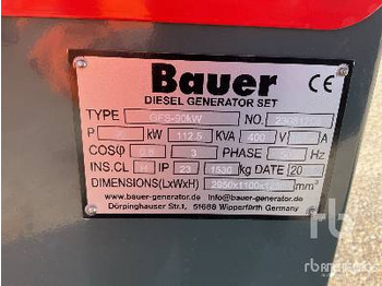BAUER GFS-90 112 kVA (Unused) - Електрогенератор: снимка 5